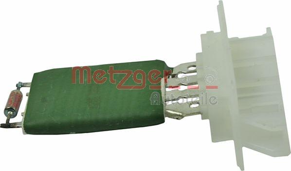 Metzger 0917160 - Опір, реле, вентилятор салону autozip.com.ua