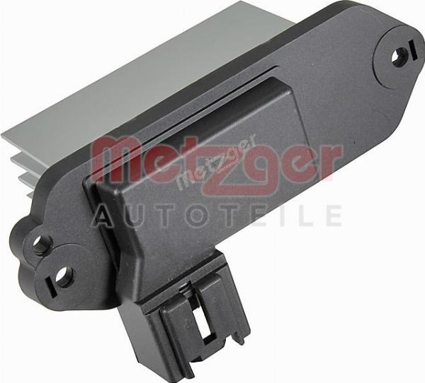Metzger 0917857 - Опір, реле, вентилятор салону autozip.com.ua