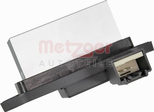 Metzger 0917857 - Опір, реле, вентилятор салону autozip.com.ua