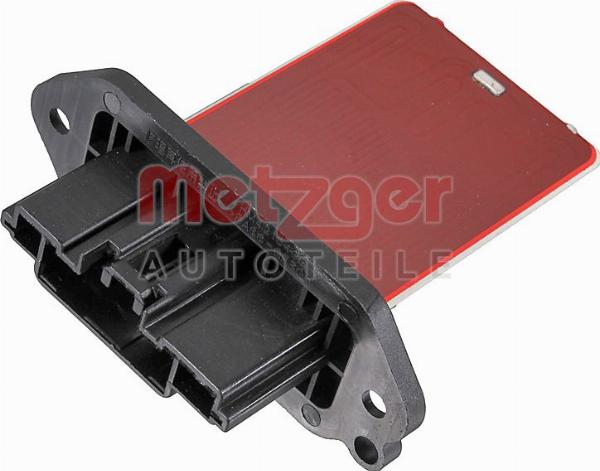 Metzger 0917863 - Опір, реле, вентилятор салону autozip.com.ua
