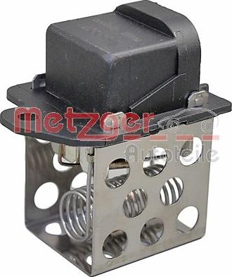 Metzger 0917367 - Додатковий резистор, електромотор - вентилятор радіатора autozip.com.ua