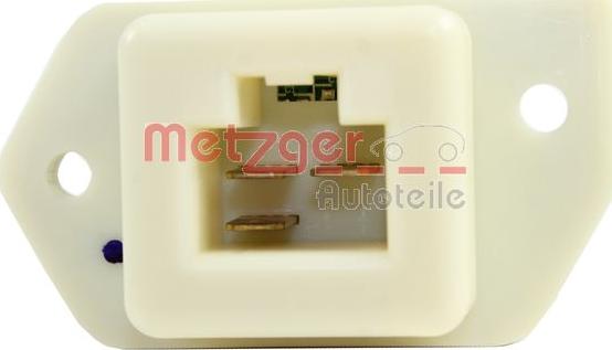 Metzger 0917339 - Опір, реле, вентилятор салону autozip.com.ua