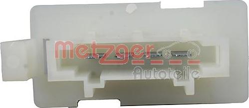 Metzger 0917374 - Опір, реле, вентилятор салону autozip.com.ua