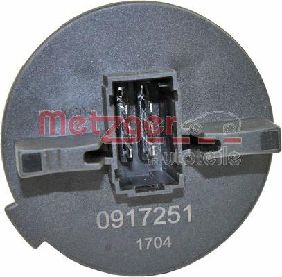 Metzger 0917251 - Опір, реле, вентилятор салону autozip.com.ua