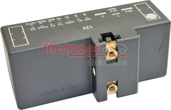 Metzger 0917284 - Блок управління, ел. вентилятор (охолодження двигуна) autozip.com.ua
