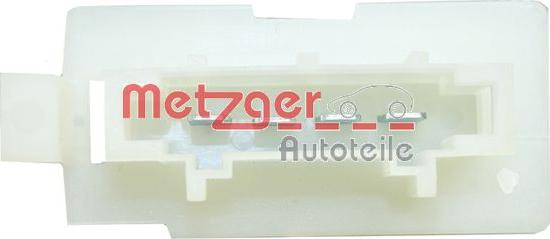 Metzger 0917228 - Опір, реле, вентилятор салону autozip.com.ua
