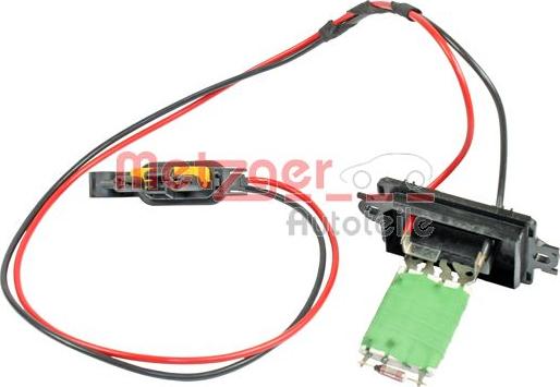 Metzger 0917223 - Опір, реле, вентилятор салону autozip.com.ua