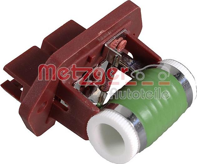 Metzger 0917752 - Додатковий резистор, електромотор - вентилятор радіатора autozip.com.ua