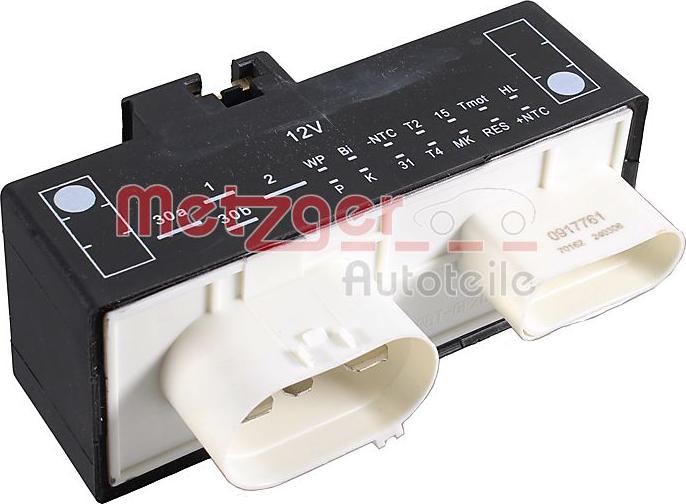 Metzger 0917761 - Блок управління, ел. вентилятор (охолодження двигуна) autozip.com.ua