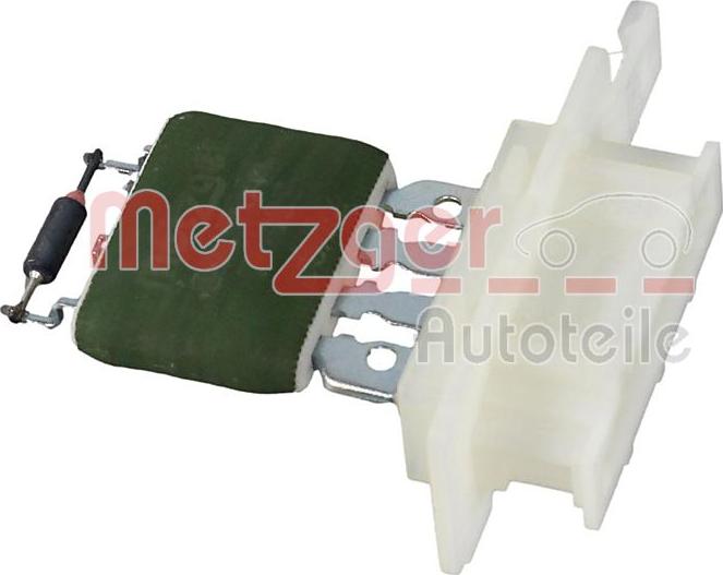 Metzger 0917704 - Опір, реле, вентилятор салону autozip.com.ua