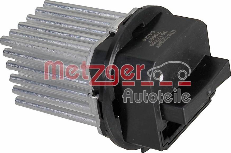 Metzger 0917786 - Опір, реле, вентилятор салону autozip.com.ua
