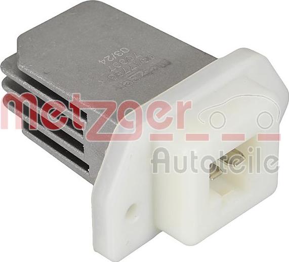 Metzger 0917783 - Регулятор, вентилятор салону autozip.com.ua