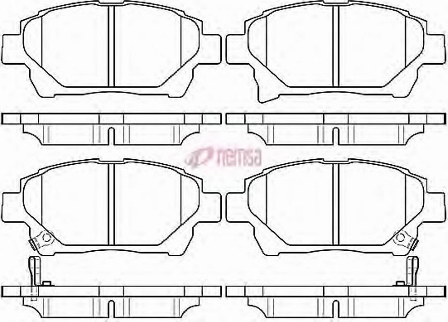 Metzger 0971.12 - Гальмівні колодки, дискові гальма autozip.com.ua