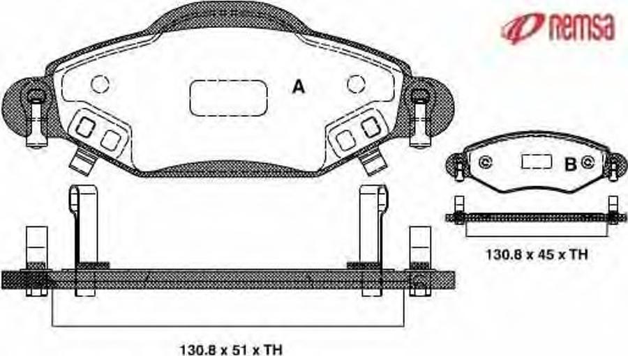 Metzger 097802 - Гальмівні колодки, дискові гальма autozip.com.ua