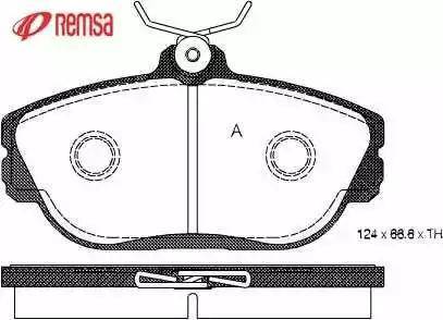 AUGROS 55670863 - Гальмівні колодки, дискові гальма autozip.com.ua