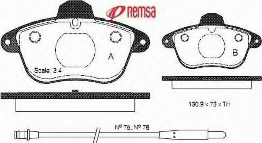 Metzger 040104 - Гальмівні колодки, дискові гальма autozip.com.ua