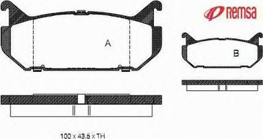 Metzger 0416.00 - Гальмівні колодки, дискові гальма autozip.com.ua