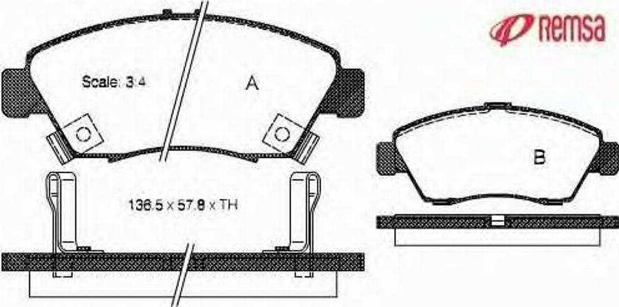 Metzger 041802 - Гальмівні колодки, дискові гальма autozip.com.ua