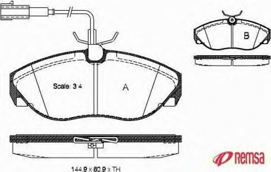 Metzger 048611 - Гальмівні колодки, дискові гальма autozip.com.ua