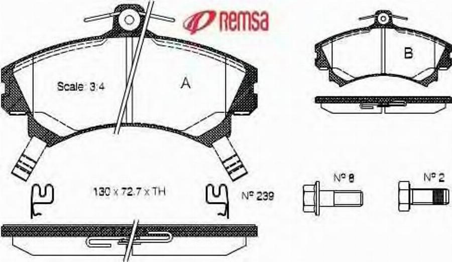 Metzger 059002 - Гальмівні колодки, дискові гальма autozip.com.ua