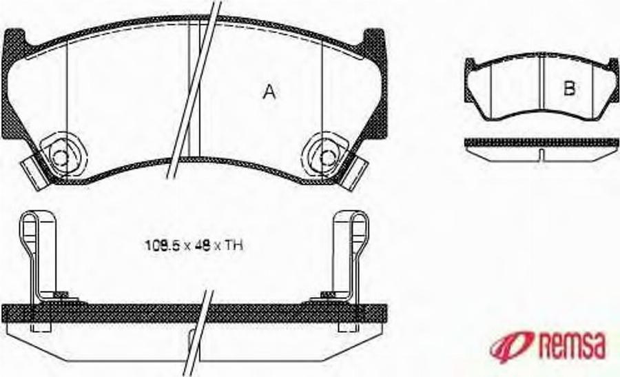 Metzger 0592.02 - Гальмівні колодки, дискові гальма autozip.com.ua