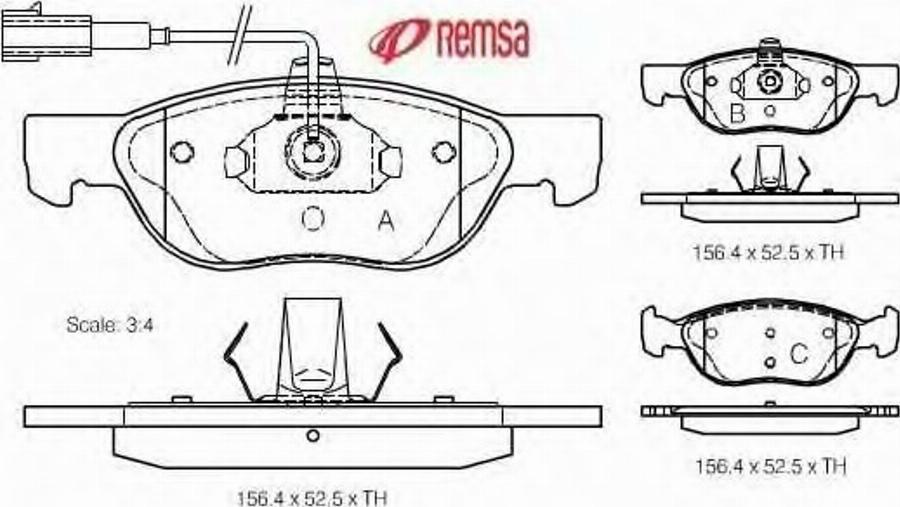 Metzger 058711 - Гальмівні колодки, дискові гальма autozip.com.ua