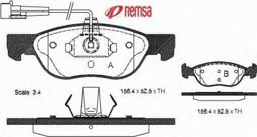 Metzger 058712 - Гальмівні колодки, дискові гальма autozip.com.ua