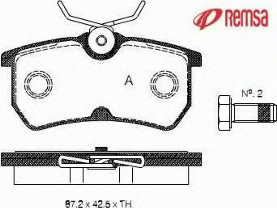 Metzger 069300 - Гальмівні колодки, дискові гальма autozip.com.ua