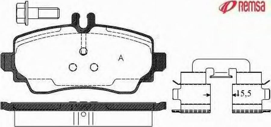 Metzger 065000 - Гальмівні колодки, дискові гальма autozip.com.ua