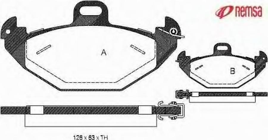 Metzger 068600 - Гальмівні колодки, дискові гальма autozip.com.ua