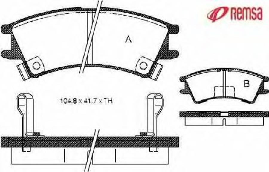 Metzger 0675.02 - Гальмівні колодки, дискові гальма autozip.com.ua