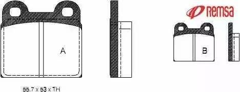 Roulunds Rubber 450281 - Гальмівні колодки, дискові гальма autozip.com.ua