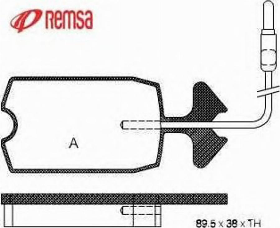 Metzger 003404 - Гальмівні колодки, дискові гальма autozip.com.ua