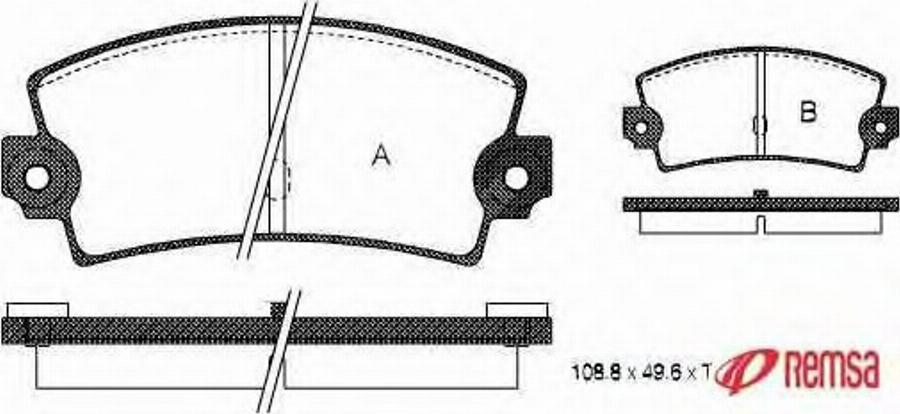 Metzger 002136 - Гальмівні колодки, дискові гальма autozip.com.ua