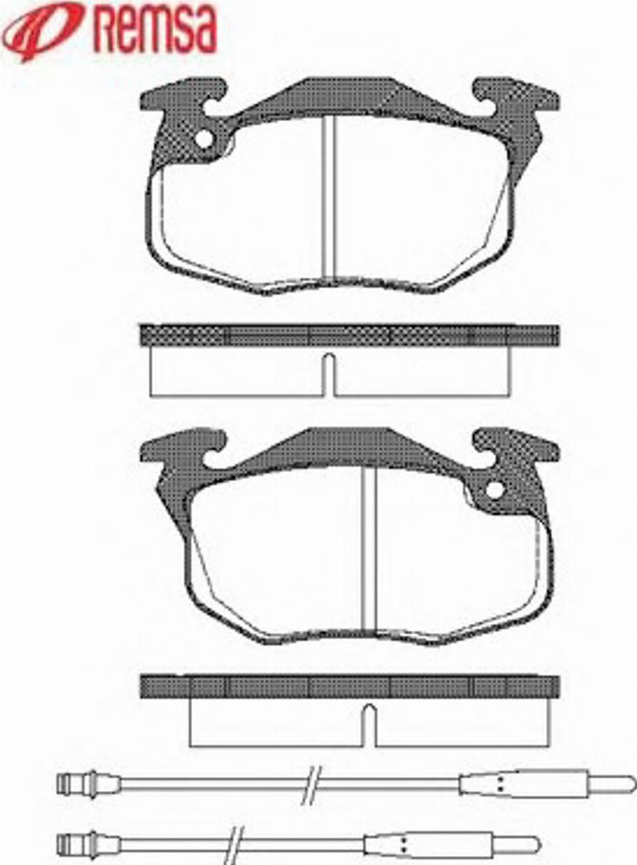 Metzger 019244 - Гальмівні колодки, дискові гальма autozip.com.ua