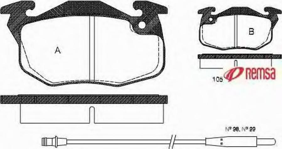 Metzger 019212 - Гальмівні колодки, дискові гальма autozip.com.ua