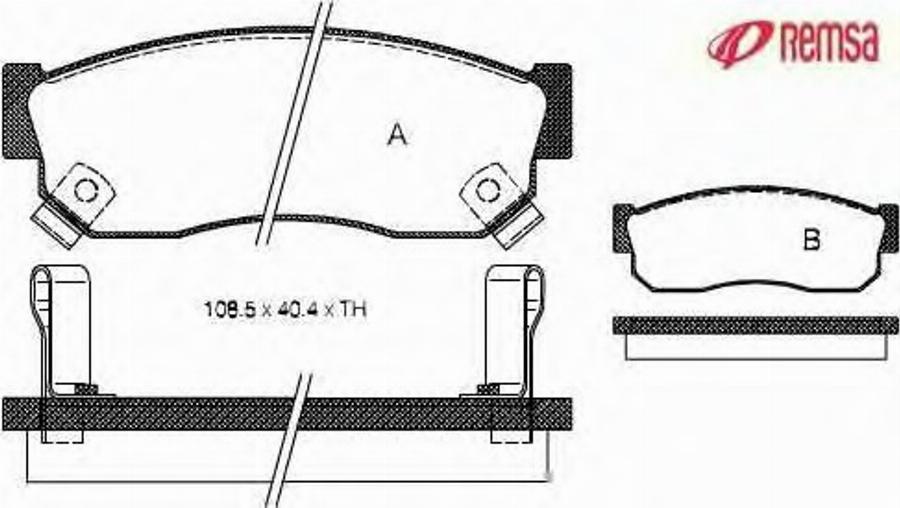 Metzger 014902 - Гальмівні колодки, дискові гальма autozip.com.ua