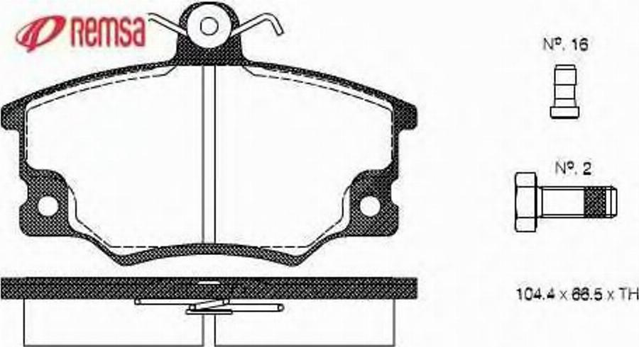 Metzger 014614 - Гальмівні колодки, дискові гальма autozip.com.ua