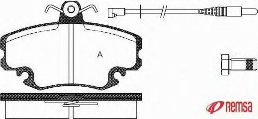 Metzger 014132 - Гальмівні колодки, дискові гальма autozip.com.ua