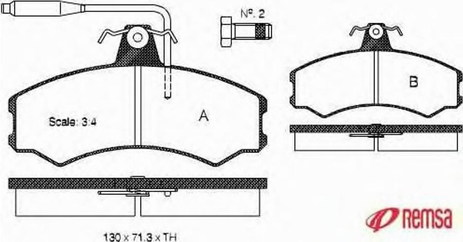 Metzger 014302 - Гальмівні колодки, дискові гальма autozip.com.ua