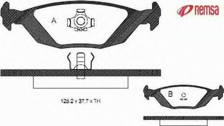 Metzger 015520 - Гальмівні колодки, дискові гальма autozip.com.ua