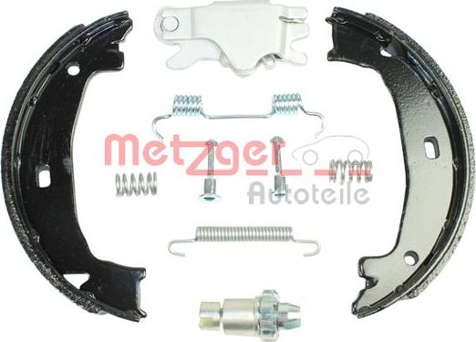 Metzger 0152002 - Комплект гальм, ручник, парковка autozip.com.ua