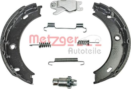 Metzger 0152007 - Комплект гальм, ручник, парковка autozip.com.ua