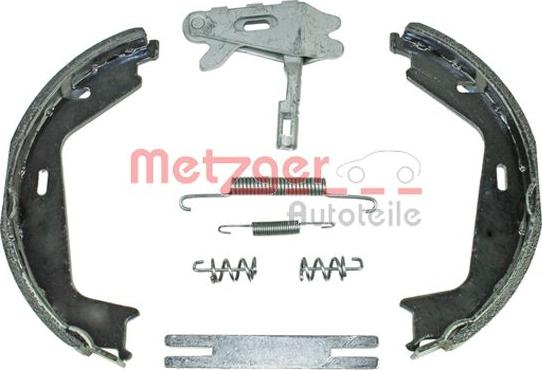 Metzger 0152025 - Комплект гальм, ручник, парковка autozip.com.ua