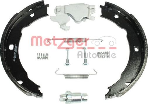 Metzger 0152022 - Комплект гальм, ручник, парковка autozip.com.ua