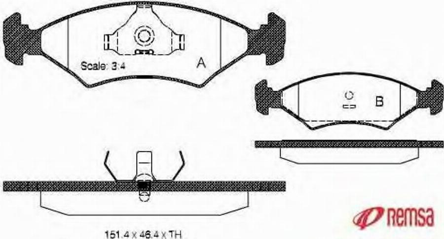 Metzger 011920 - Гальмівні колодки, дискові гальма autozip.com.ua