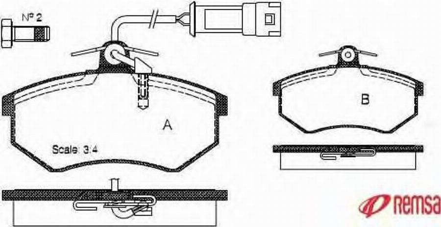 Metzger 0134.52 - Гальмівні колодки, дискові гальма autozip.com.ua