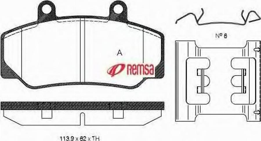 Metzger 017620 - Гальмівні колодки, дискові гальма autozip.com.ua