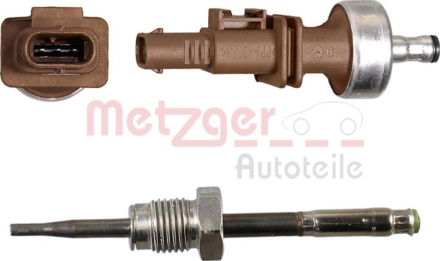 Metzger 08941009 - Датчик, температура вихлопних газів autozip.com.ua
