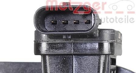 Metzger 0890395 - Датчик потоку, маси повітря autozip.com.ua